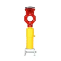 Hex Solar LED Blinker Light – Red & Yellow | 1 Pack | High Visibility Road Safety Light with UV-Protected Polycarbonate Top | 36-Hour Backup & 1 Km Range