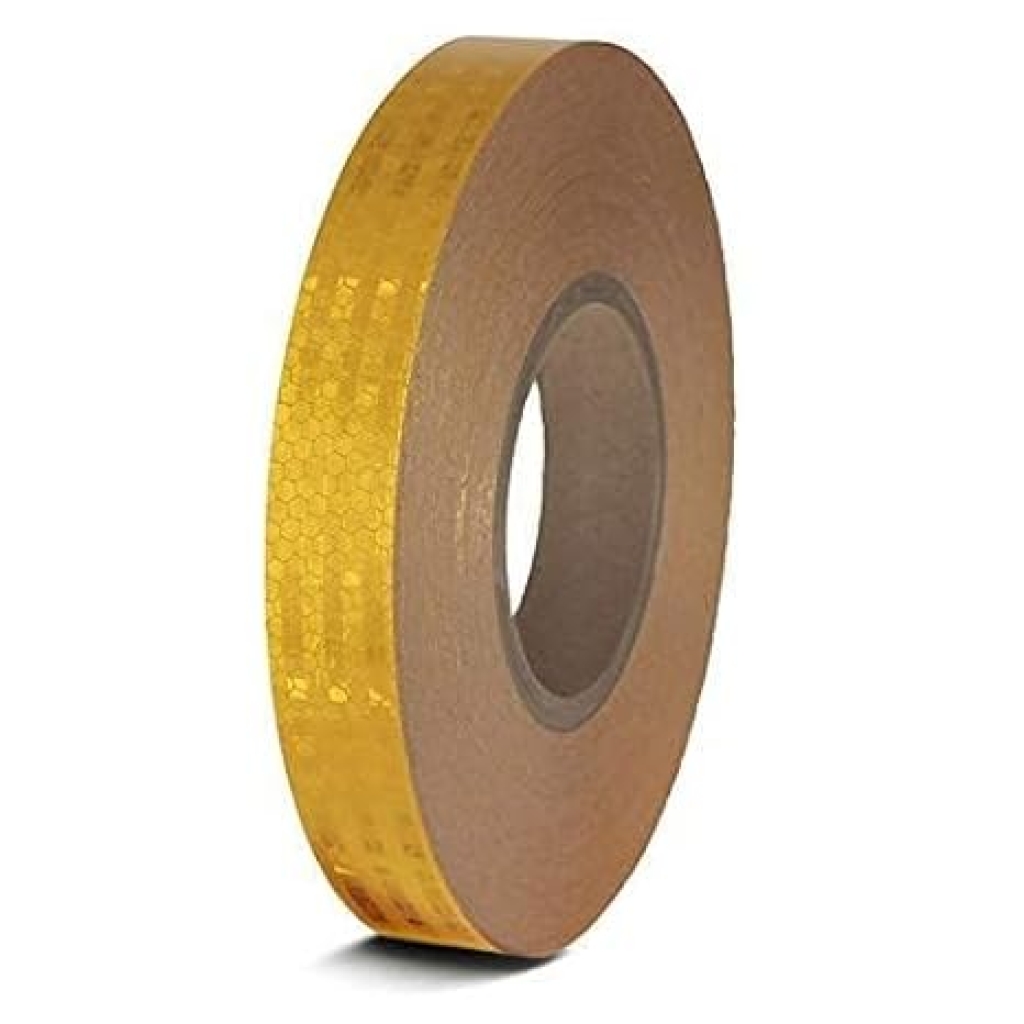 Multicolor Reflective Tape| 1 Inch x 2 Meter Refelector Warning Tapes(Red, White, Yellow)|| Pack of 3 - Image 2