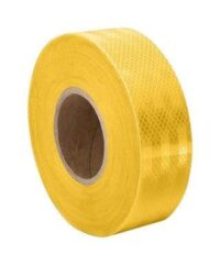 Premium Outdoor Waterproof Reflective Warning Tape || 2-Inch Width, Yellow, 48 Meters | Pack of 1
