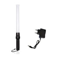 Rechargeable Traffic Baton Light Stick | Red & Green LED Warning Signal, 21 Inch – Lithium-Ion Battery | Includes Charger | Pack of 1