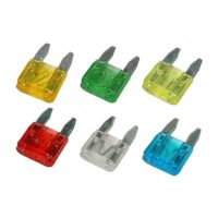 Mini Blade Fuse Set 5 AMP, 50 Pieces - Reliable Automotive Fuses for Cars and Trucks