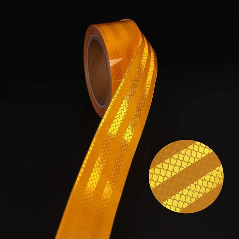 Premium Yellow Reflective Tape for High Visibility || Pack Of 1| 2 inch x 50 Meter - Image 9