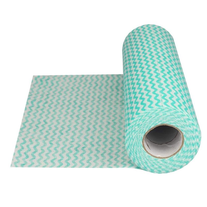 Multi-Use Washable Kitchen Tissue Rolls | 230mm x 210mm | For Kitchen, Floor & Wall Cleaning | 70 Pulls/Roll | Buy One Get One Free - Image 4