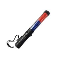 LED Traffic Control Signal Baton | Red & Blue Flashing Safety Wand
