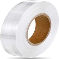 Crewbolt 1-Inch High-Intensity White Reflective Tape