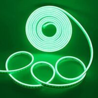 Green Led Strip with 12V Adaptor - Neon Strip Light for Customized Signs Names |Neon Lights for Wall Decoration |for Home,Diwali Decorations