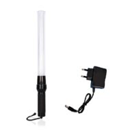 Crewbolt Rechargeable Traffic Baton Light Stick | Red & Green LED Warning Signal, 21 Inch