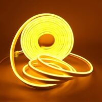 Yellow Led Strip with 12V Adaptor - Neon Strip Light for Customized Signs Names |Neon Lights for Wall Decoration |for Home, Diwali Decorations