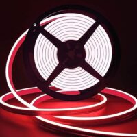 Red Led Strip with 12V Adaptor - Neon Strip Light for Customized Signs Names |Neon Lights for Wall Decoration |for Home, Diwali Decorations