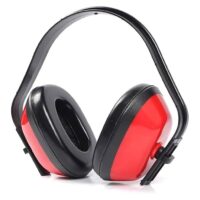 Earmuffs for Noise Reduction (pack of 1, Red and Black) Rating 21 Decibel 3 Position Adjustable Earmuffs
