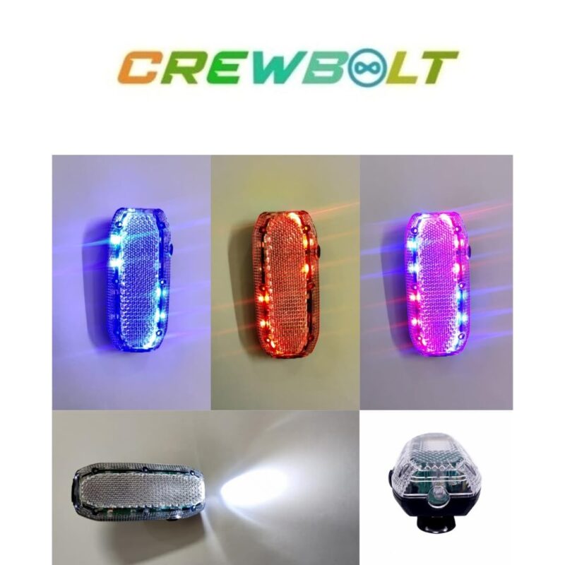 USB Rechargeable Clip-On LED Flashlight | Ultra-Bright Safety Light for Cycling, Running & Outdoor Use - Image 5