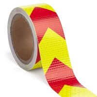 Reflective arrow marking Red Yellow (2 Inches)