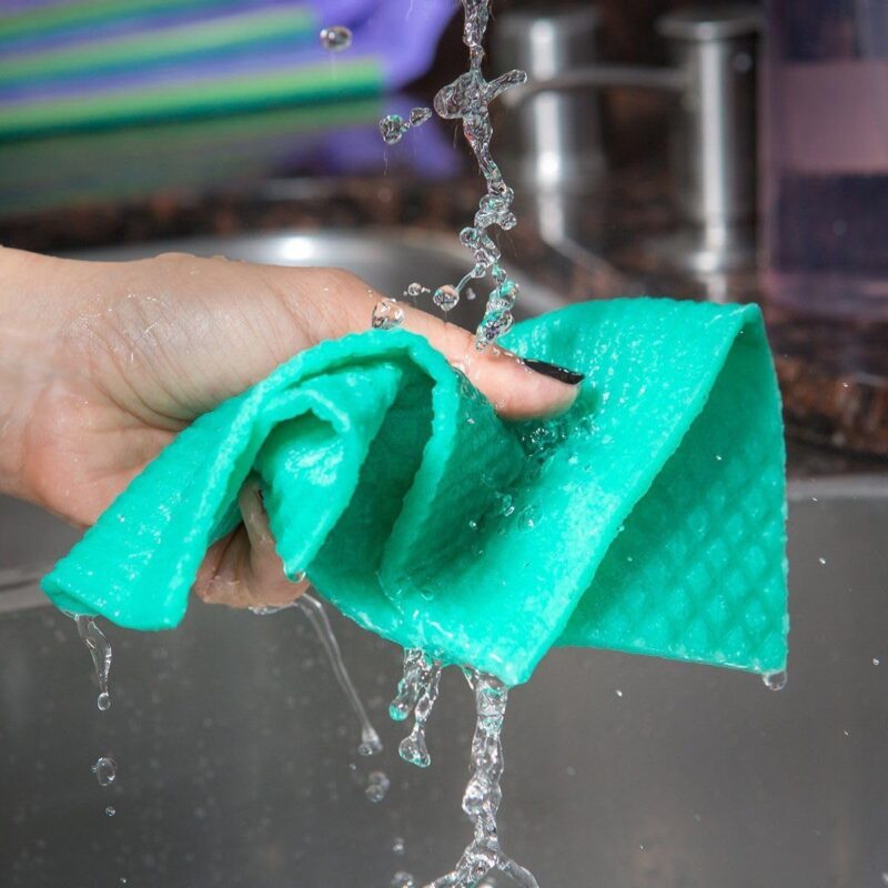 Cellulose Cleaning Resuable Sponge for Kitchen Home 20 x 18 x 0.5 cm - Image 2