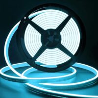 Ice Blue Led Strip with 12V Adaptor - Neon Strip Light for Customized Signs Names |Neon Lights for Wall Decoration |for Home,Diwali Decorations