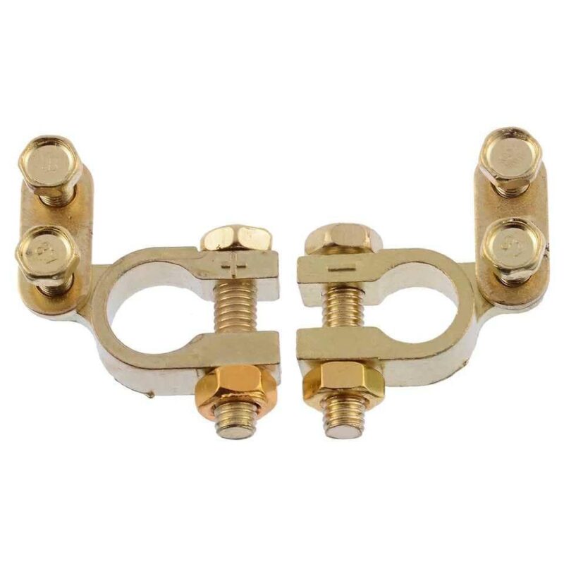 Copper Car Battery Terminal Clamps | Universal Car Battery Connectors - Image 2