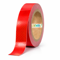 Reflective Tape 1 Inch Reflective Warning Tape Red