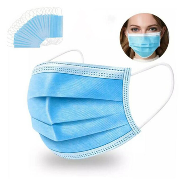 Disposable Surgical Face Mask | Breathable Non-Woven Safety Mask with Ear Loops - Image 2