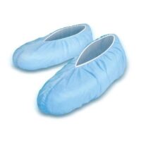 Non-Woven Disposable Shoe Covers | Anti-Skid, Dustproof Foot Protection for Hospitals, Labs & Cleanrooms | Universal Fit