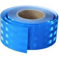 3 Inches 48 Meters Blue Outdoor Waterproof Reflective Warning Tape